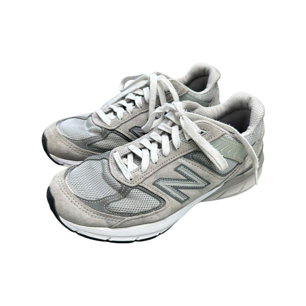 New Balance 990v5 Grey Suede Causal Sneakers Running Walking Shoe GUC Women’s 7